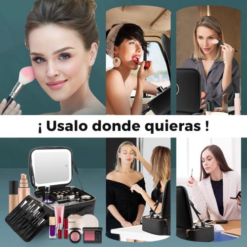 Estuche de Maquillaje LED Portátil
